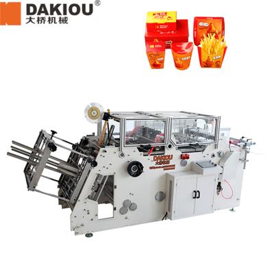 China Disposable Paper Box Making Machine Paper Lunch Box Machine Price for sale