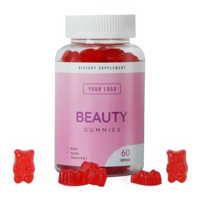 China Beauty sugar free keratin skin bear collagen gummy gummies for anti aging for sale