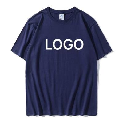 China Wholesale QUICK DRY short sleeve O-neck t-shirt men's blank simple custom logo t-shirt cotton 100% white t-shirt for sale