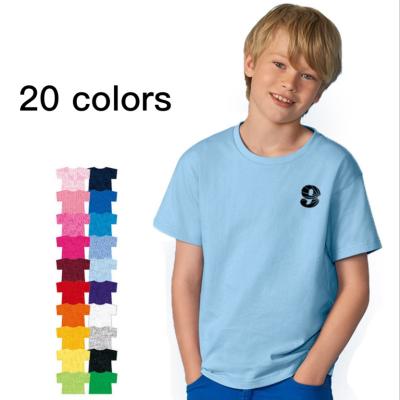 China Wholesale Simple QUICK DRY Cotton Kids Short Sleeves Kids T Shirts With Logo for sale