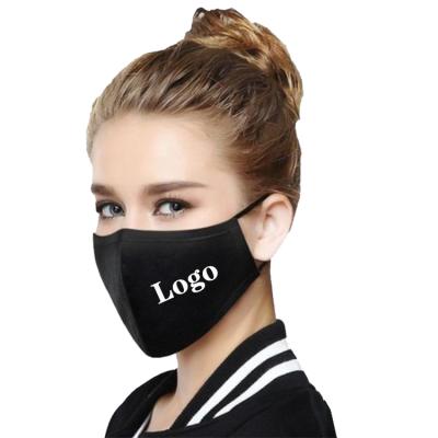 China Custom Dust Prevention Logo Printing Cotton Facemask Cloth Cloth Diapers 2 Face Mask Cloth for sale