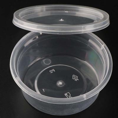 China Single Wall Disposable Plastic 2oz Grocery Container Soy Sauce Cups With Lids for sale