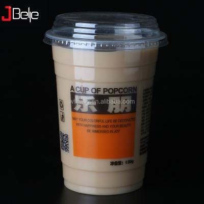 China 975ml 32oz Single Wall Custom Logo PP Plastic Cups With Disposable Lids for sale