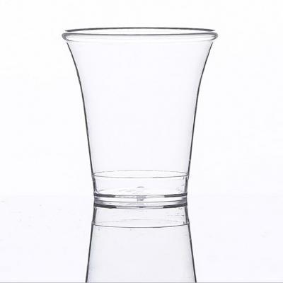 China 6000pcs/cartton 0.75oz single wall plastic communion disposable clear cups for sale