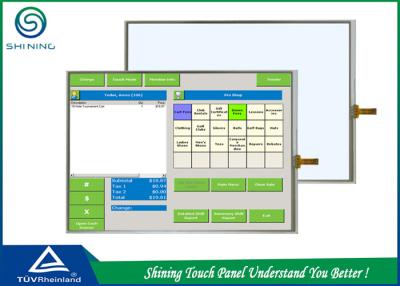 China Transparent 4 Wire POS Computer Touch Screen For Touch Monitor , Glass Touch Panel for sale