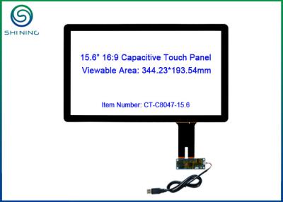 China RS232 / I2C USB Touch Screen Panel With Projected Capacitive Technology 15.6 Inch for sale