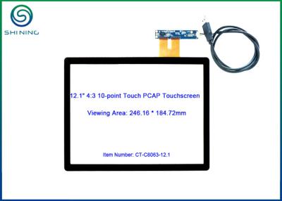 China CTP Industrial Touch Screen With USB ILI2302 Controller 12.1