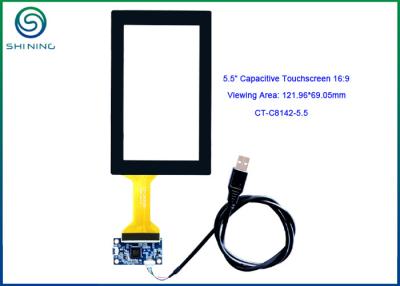 China USB Interface Multi - touch Capacitive Touch Screen For Handheld Touch Device 5.5