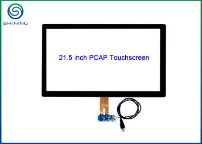 China 10 - Point 21.5 Inch Touch Screen Kit With USB Controller Board And Cable / Projected Capacitive Touch Screen for sale