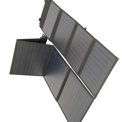 China Laptop/smartphones/tablet PC/battery solar panel folding 100W USB pack output portable photovoltaic module outdoor solar charger for mobile phone poverbank charging for sale