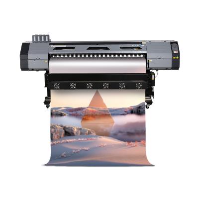 China Factory Hot Sale 1.85m Eco-solvent Printer/Industrial Inkjet Printer For Wall Mural Sticker Vinyl Printing With Two XP600 I3200 Plotter for sale