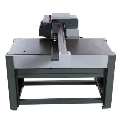 China Hotels 6090 High Quality Print XP600 UV Printer 3 Heads Led A1 UV Flatbed Printer For Steel Acrylic Wood for sale