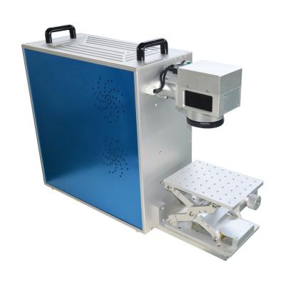 China Wholesale Air Cooled Portable Engraving Machines 20W 30W 50W Fiber Laser Marking Machine For Ring Jewelry Stone Dice Metal Bottle Cover for sale