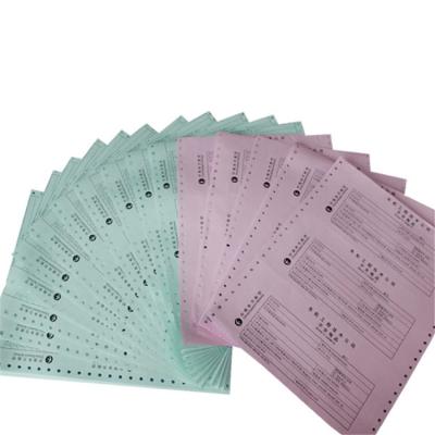 China Chinese factory office listing paper 3 ply 3 ply NCR form a4 for tax for sale