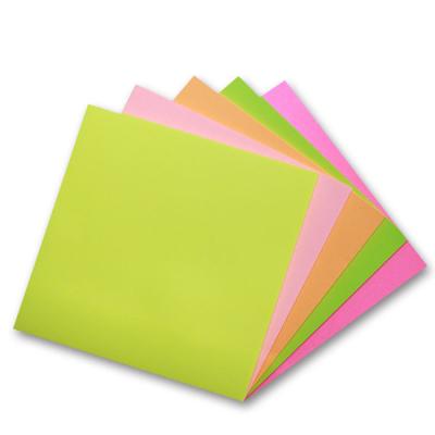 China Office Lowest Price Colorful Sticky Adhesive Set Pad Pad Paper Notes For Office for sale