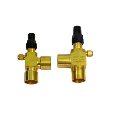 China Brass Angle Valve For CFC HCFC HFC R717 Refrigerants Long Service Life CE Certified for sale