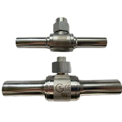 China -40℃～+140℃ Co2 Ball Valve Full Stainless Steel For High Pressure Applications for sale