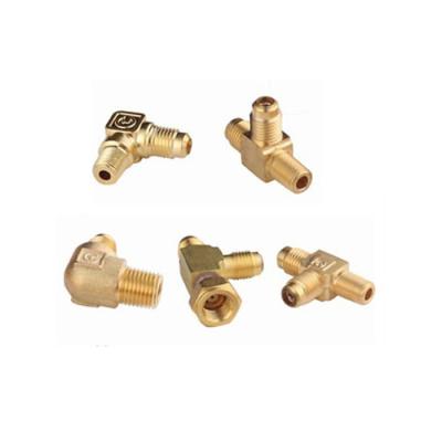 China Manual Brass Needle Valve Precision Brass Fittings For Refrigeration System Control for sale