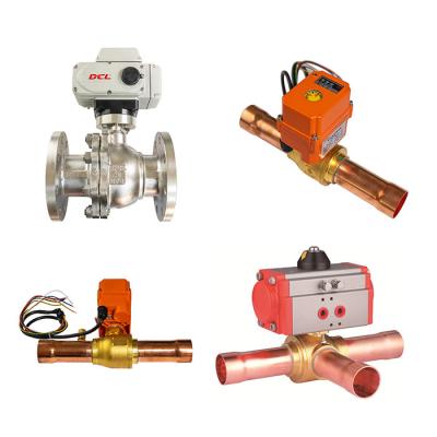 China DN4～DN200 Electric Refrigeration Ball Valve Temperature Range-40℃～+80℃ for sale