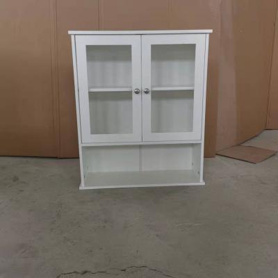 China Modern Large Double Door Multistory Wall Mounted Bathroom Cabinet for sale