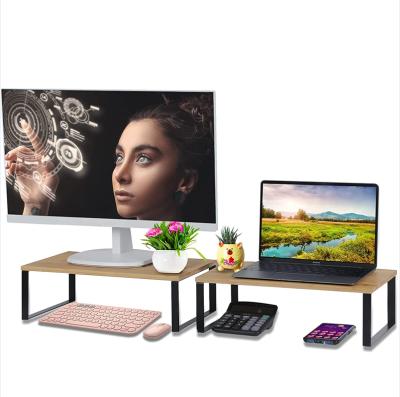 China Office Home Adjustable Wholesale Modern Computer Monitor Stand (Other) Computer Monitor Desk Stand for sale