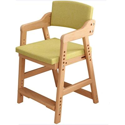 China High Quality Household Solid Wood Wooden Children's Adjustable Studying Chair Dining Chairs for sale