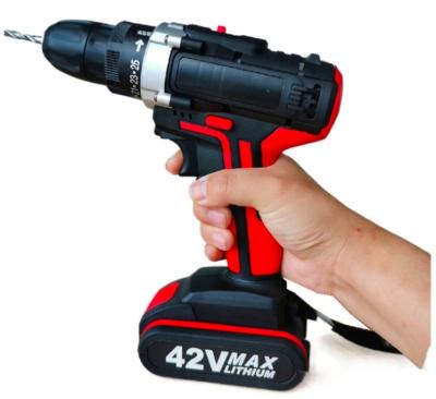 China Good quality wholesale customized cordless hammer drill with lithium battery electric drill 21*20*6cm for sale