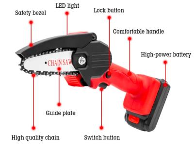 China Hot Selling New Product Battery Operated Chainsaw Rechargeable Anti Skid for sale