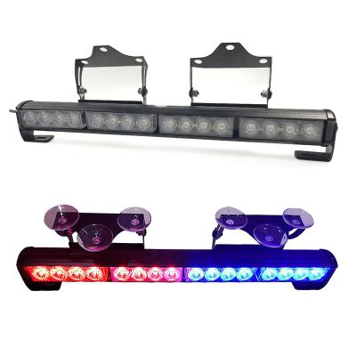 China Easy Installation 18.5 Inch 12V 24V 16LED Truck UTV LED Strobe Light Aluminum Cladding Light for sale