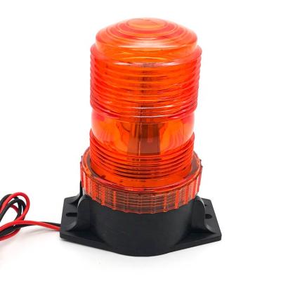 China 12V 30V Red Blue Amber LED Warning Construction Truck School Bus Magnetic Strobe White Flashing Warning Beacon Light for sale