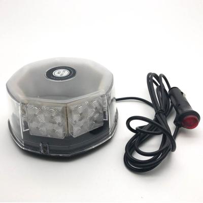 China 12V 32W Red Blue White Amber Car Led Truck Magnetic Vehicle Beacon Strobe Turn Signal Turn Warning Beacon Light 15cm*15cm*7.5cm for sale