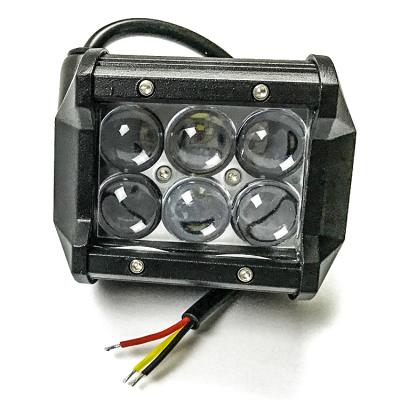 China Applicable to Truck 18W 4inch Amber White Color Changing DRL Turn Lamp LED Work Light for sale