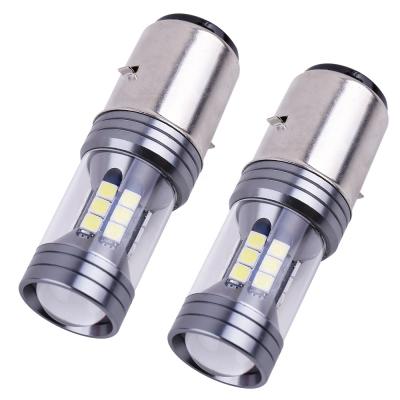 China H6 BA20D Led Replacement Bulb Motorcycle Headlight Beam 12V DC 6000K DC 6000K Xenon White BA20D for sale