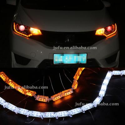 China ABS led drl flexible strip daytime running light universal led strip serial drl for sale