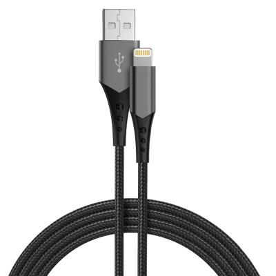 China Mobile Phone Mfi Certified Fast Charging Cable , MFi Fabric Nylon Braided Cable For Phone for sale