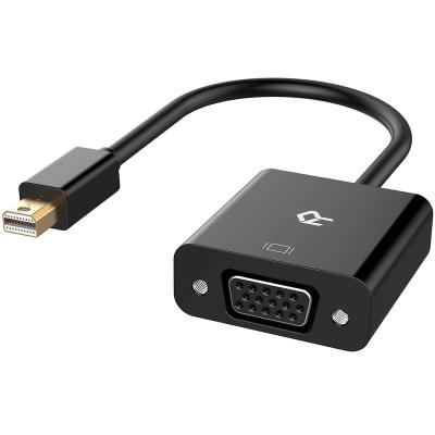 China COMPUTER Mini DisplayPort (Mini DP) to VGA Adapter, Gold Plated Port Compatible 1080P Thunderbolt Converter for sale