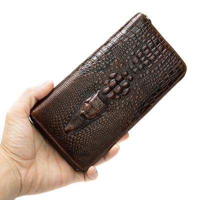 China FS2209 Coffee Anti-theft Handmade Fashion Genuine Leather Wallet For Men for sale