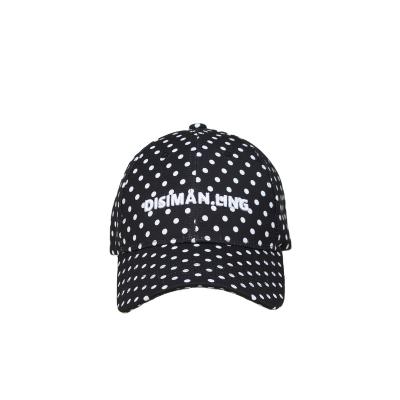 China COMMON high quality dot baby kids children black and white baseball cap China manufacturer for sale