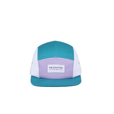 China Newcomer Fashion Embroidery Colorful Cloth Badge Flat Sun Visor Baseball Hat For Beach Sport for sale