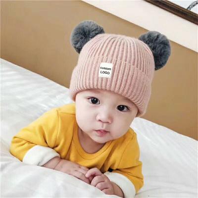 China COMMON Organic Wholesale Newborn Baby Kids Toddler Beanies In 3-6 Months Babi Covers Hats Wholesaler Winter Goods Children Hats For Baby for sale