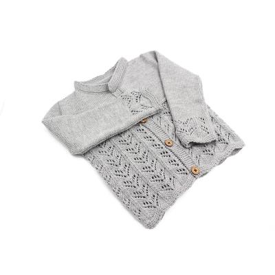 China Autumn hot acrylic baby anti-shrink knit sweater girl clothes cardigan coat wholesale for sale