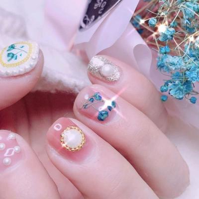 China Easy Apply Mix Dried Flowers Nail Decorations Jewelry Natural Floral Leaf Stickers 3d Nail Art Designs Polish Dry Flower for Nails for sale