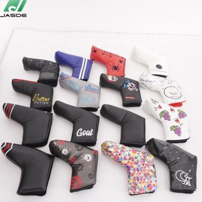 China Wholesale Custom Golf Putter PU Logo Head Cover for sale