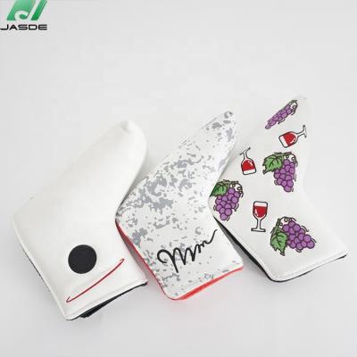 China Wholesale High Quality Custom Golf Putter PU Logo Head Cover for sale