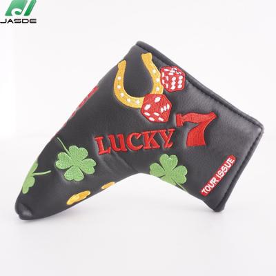 China Hot Sale Premium Quality PU Leather Moon Headcover With Magnetic Closure for sale