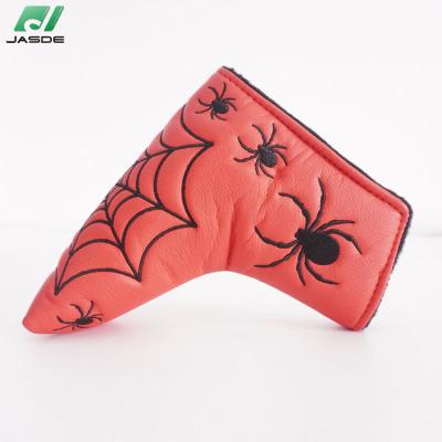 China Hot Sale Premium Quality PU Leather Golf Putter Headcovers Blade With Magnetic for sale