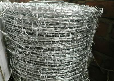 China Galvanized Stainless Steel Barbed Wire , Security Razor Wire Double Twisted for sale