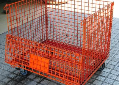 China Heavy Duty Wire Mesh Pallet Containers 50*50mm Mesh Gauge 1500kg Loading for sale