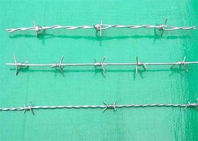 China Single Razor Stainless Steel Barbed Wire 1.5-3cm Barbed Length Firm Structure for sale