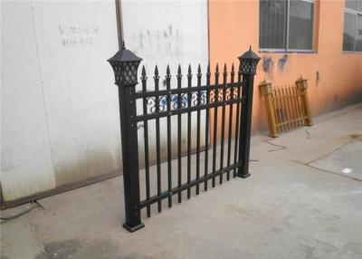 China Residential Front Yard Privacy Fence Prefabricated Steel Picket High Strength for sale